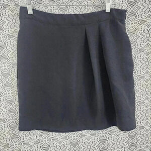 Derek Lam Black chiffon mini skirt women's S